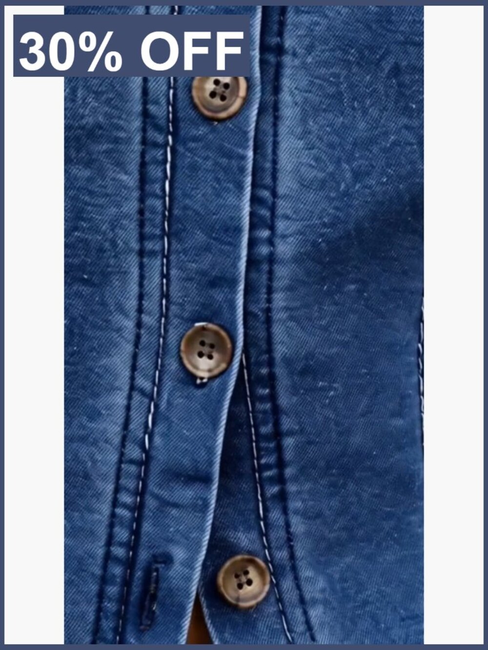 V Neck Denim Vest Top, Sleeveless Jean Vest, Pleated Hem, Casual Y2K Fitted - Picture 6 of 7